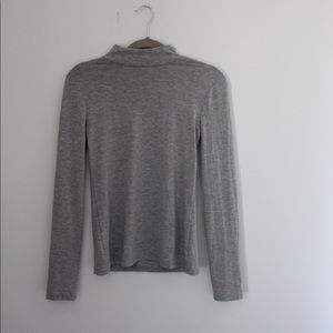 Gray athletic top